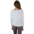 thumbnail image 5 of ToBeInStyle Women's Long Sleeve Dolman Top - Ivory - 3X, 5 of 7