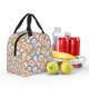 thumbnail image 5 of Easygdp Rainbow Flowers Bolsa Térmica Premium - Tela Oxford Impermeable, Gran Capacidad, Bolsillo Frontal, Unisex para Trabajo, Escuela, Actividades al Aire Libre y Picnics, 5 of 8