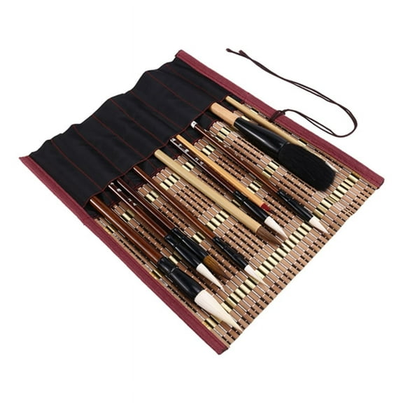 TOP! 10Pcs Chinese Calligraphy Brushes Set, Painting Writing Brush, Kanji Japanese Sumi Drawing