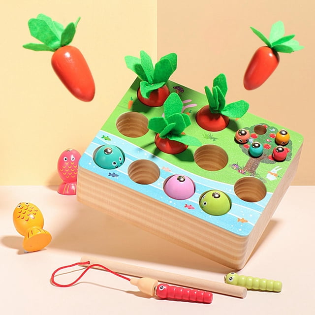 Juguete de Habilidad Fina para , Juguetes Montessori, Zanahorias de , de , Aprendizaje , Regalos Educa Hugo clasificación de juguetes para niños pequeños