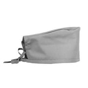 Panda Uniform Unisex scrub cap and nurse accessories for work | scrub caps women, scrub cap men and nurse cap Grey OS