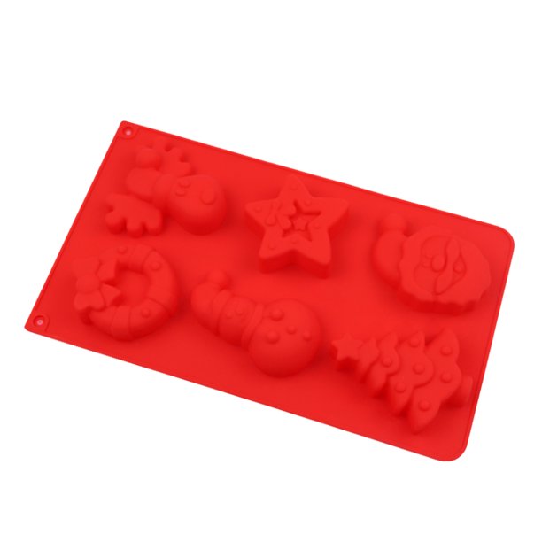 Molde de silicona de Navidad para hacer Chocolate Diy, molde para pastel de pudín, bandeja de hielo, molde difusor de Aroma Wmkox8yii FHAKJF2368