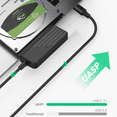 thumbnail image 3 of Adaptador USB 3.0 SATA para SSD y HDD Cable USB a SATA accesorio adaptador de disco duro compatible con UASP, Trim y SMART Cable USB SATA III compatible con Windows, Mac OS y Linux Zhivalor 2035559-2, 3 of 8