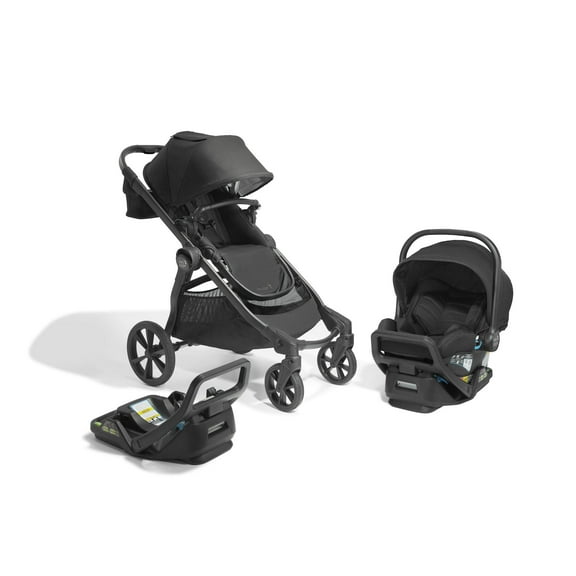 Baby Jogger City Select 2 Travel System, Eco Collection, Infant Essentials Bundle Includes City GO 2 Infant Car Seat, Extra Car Seat Base, Belly Bar & Parent Console