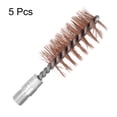 thumbnail image 3 of Uxcell 5 Pcs Phosphor Bristle Bronze Bore Cleaning Brush 12GA Caliber 5/16-27 Thread for Clean Maintenance, 3 of 4