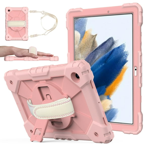 For Samsung Galaxy Tab A8 10.5 2021 X200 Contrast Color Robot Silicone   PC Tablet Case