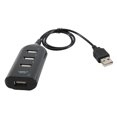 thumbnail image 5 of USB Hub 2.0 Divisor de Concentrador Alta Velocidad Adaptador 4 Puertos para Computadora PortáTil Receptor Accesorios Negro, 5 of 5