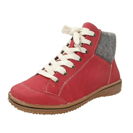 

Wesracia Boots For Women Winter Boots Boots For Women Casual Roman Short Ankle Boots Warm Cotton Snow Boots Shoes