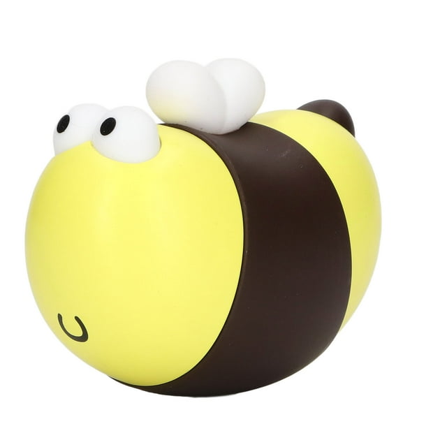 Calentador de manos recargable estilo abeja carga USB 2 modos de temperatura calentador de manos eléctrico de calentamiento rápido para el hogar oficina de invierno amarillo