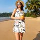 thumbnail image 3 of Balery Farm Animals Vestidos de verano para mujer con estampado: vestido holgado sin mangas, vestido playero informal y cómodo para días calurosos., 3 of 7