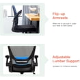 thumbnail image 6 of BestOffice Ergonomic Office Chair, Lumbar Support, Swivel Rolling for Men, Women(Black), 6 of 7