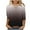 Gray, variant on Women's Double Criss Cross Front 3/4 Sleeve Blouse Gradient Color Print V-Neck Casual Tops