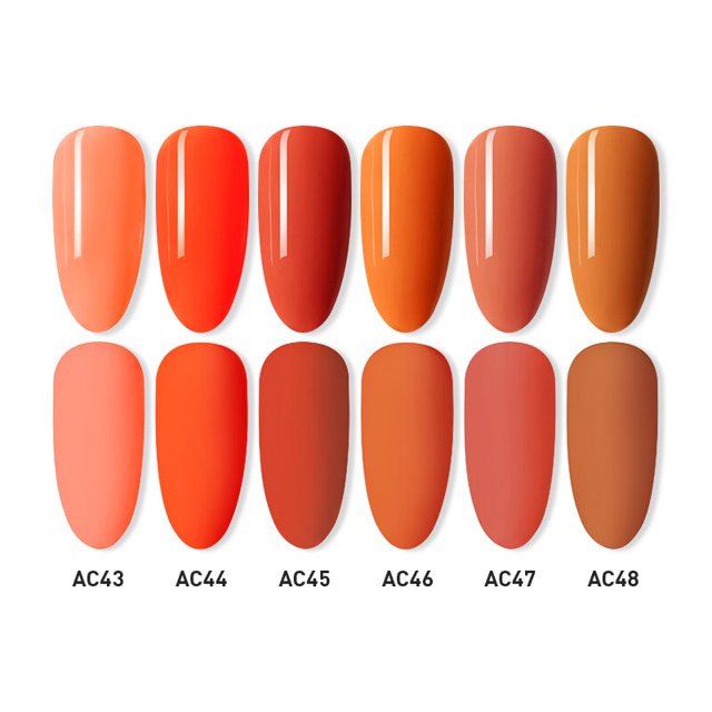 Beautilux Gel Lote de esmaltes de uñas Soak Off UV LED Semi permanente Nails Gels Kit Lacquer Nail Art Design Barniz Venta al por mayor Juego de 6 Tan Jianjun unisex
