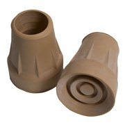 PCP Replacement Crutch Tips (Pair), Tan, Small