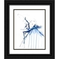 thumbnail image 1 of Shefranov, Olga 20x24 Black Ornate Wood Framed with Double Matting Museum Art Print Titled - Figurative in Navy IV, 1 of 4