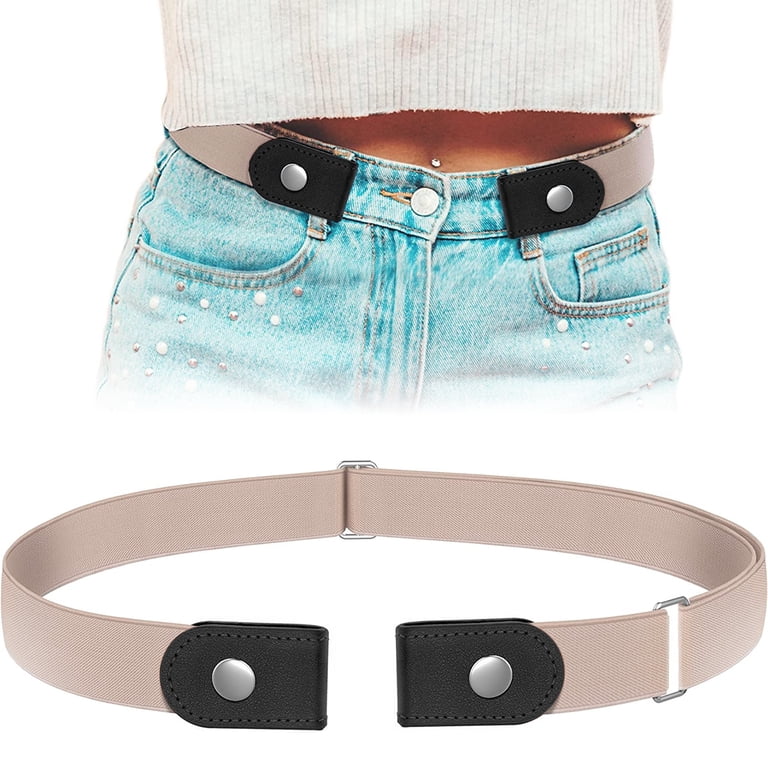 Lieonvis No Buckle Stretch Belt Buckle-Free Elastic  display picture 2