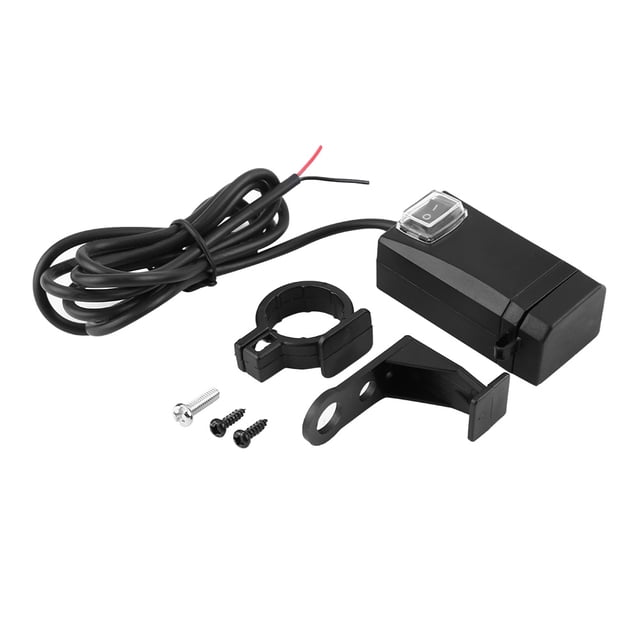 Cargador de teléfono para motocicleta de carga rápida USB dual universal QC3.0