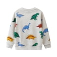 thumbnail image 6 of Long Sleeve Children Dinosaurs Cartoon Not A Hooded Sweater And Cute Boy Sweatershirt, 6 of 7