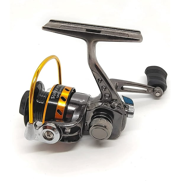 Mini 150 Compact Metal Fishing Spinning Reel, All-Metal Small Pocket  Fishing Spin Wheel for Freshwater and All Season