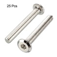 thumbnail image 2 of Tornillos hexagonales M6x40mm de acero al carbono niquelado, paquete de 25, 2 of 4
