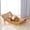 B, variant on Cat Scratcher Bed for Indoor Cats - 18.9" Large Natural Sisal Cat Scratching Board, Wood Frame Scratch Pad, Modern Cats Lounger/Hammock, Easy Assembly Furniture