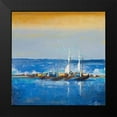 thumbnail image 2 of Pinto, Patricia 12x12 Black Modern Framed Museum Art Print Titled - Blue Ocean I, 2 of 5