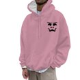thumbnail image 1 of JHLZHS Sweat à Capuche Homme Pull Graphique Mode Décontractée Impression 3D Manches Longues avec Cordon de Serrage Sweat Vintage Col Rond Zip Noir, 1 of 5
