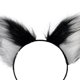 thumbnail image 4 of Diadema Hugo Cintas para el pelo con orejas de zorro y gato Blanco Negro, 4 of 8