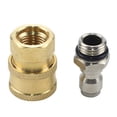 thumbnail image 4 of Mosiee Accessories Quick Connector Adapter Fitting Stainless Steel Ferrule Female Seals 5000Psi Attachment Replacement, 4 of 7