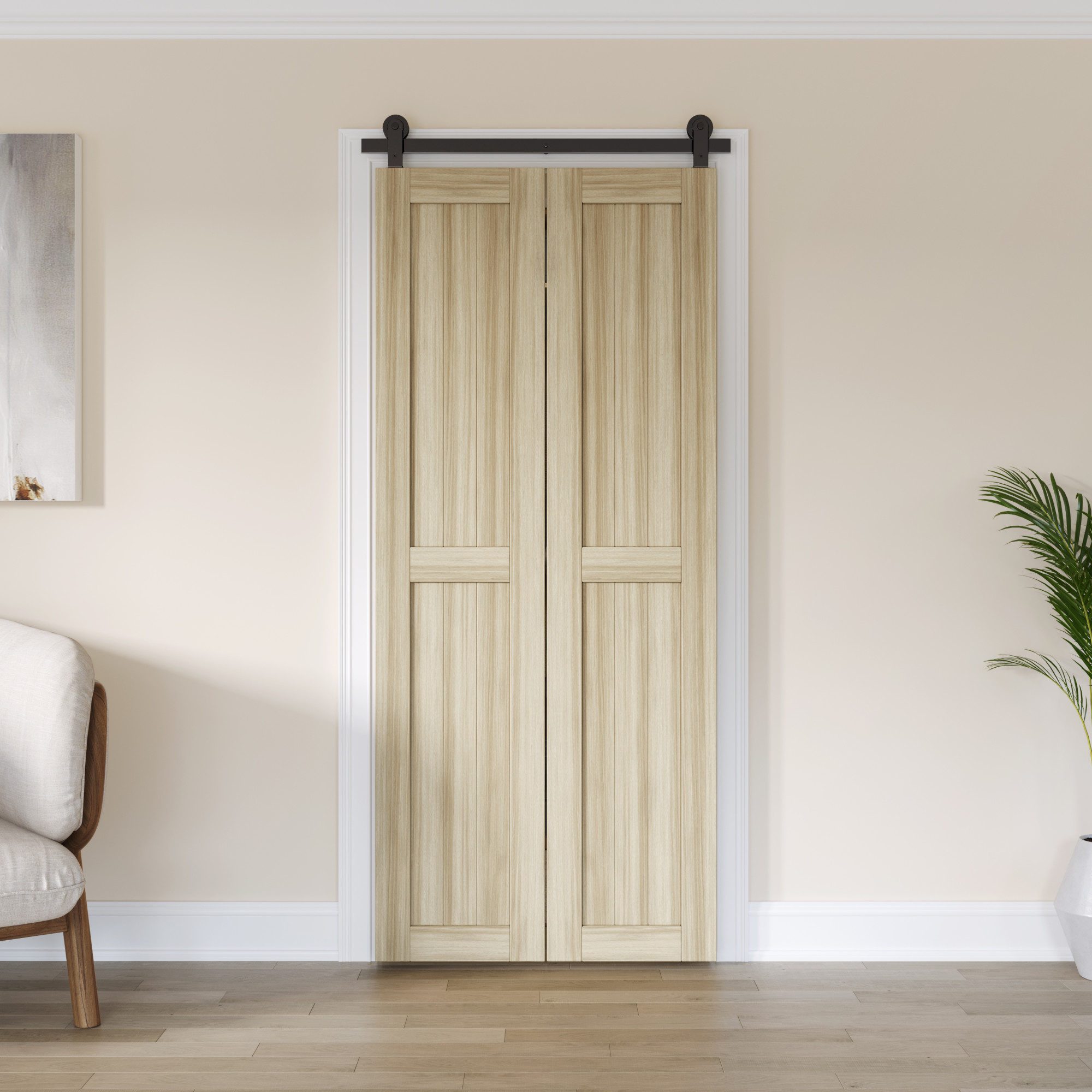 Polson BiFold Barn Door Signature Hardware, 52 OFF
