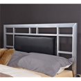 thumbnail image 3 of Hodedah Complete Metal Queen Size Bed in Silver, 3 of 4