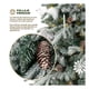thumbnail image 3 of Árbol Navidad Nevado + Piñas Pino Navideño 2.5m Ramas Mixtas Esquimal, 3 of 6