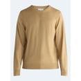 thumbnail image 6 of Free Assembly Men's Crewneck Sweater with Long Sleeves, Midweight, Sizes XS-3XLT, 6 of 6