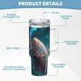 thumbnail image 5 of KLL Abstract Botanical Heart Print 40oz Stainless Steel Insulated Car Cup Coffee Mug with Spillproof Lid - Keep Your Drink Hot or Cold on the Go, 5 of 8