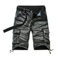 thumbnail image 2 of jsaierl Cargo Shorts for Men Big and Tall Multi Pockets Shorts Outdoor Combat Shorts Loose Travel Cargo Shorts, 2 of 9