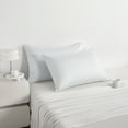 thumbnail image 2 of Super Soft Cotton Pillowcase Set of 2, Machine Washable Cotton Bed Pillow Covers with Envelope Closure, Queen Size, 20 x 30 inches, White, 2 of 7