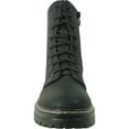 thumbnail image 2 of kozi Canada Women Ankle Casual Riding Bootie LEILA-2 Fall Boot Side Zipper Black, 2 of 7