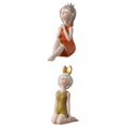 thumbnail image 1 of 2x Figura de Chica Nórdica Estatua Material de Resina Escultura Artística para Escritorio, 1 of 7