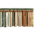 thumbnail image 5 of Ambesonne Stripes Window Valance, Surreal Lines Hipster Print, 54" X 12", Pale Caramel Laurel Green, 5 of 5