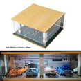 thumbnail image 7 of YILIKISS 2 Parking Spaces 1:24 Car Model Parking Lot Scene DIY Parking Space Display Simulation Scene Present Background Easy Assemble, 7 of 7