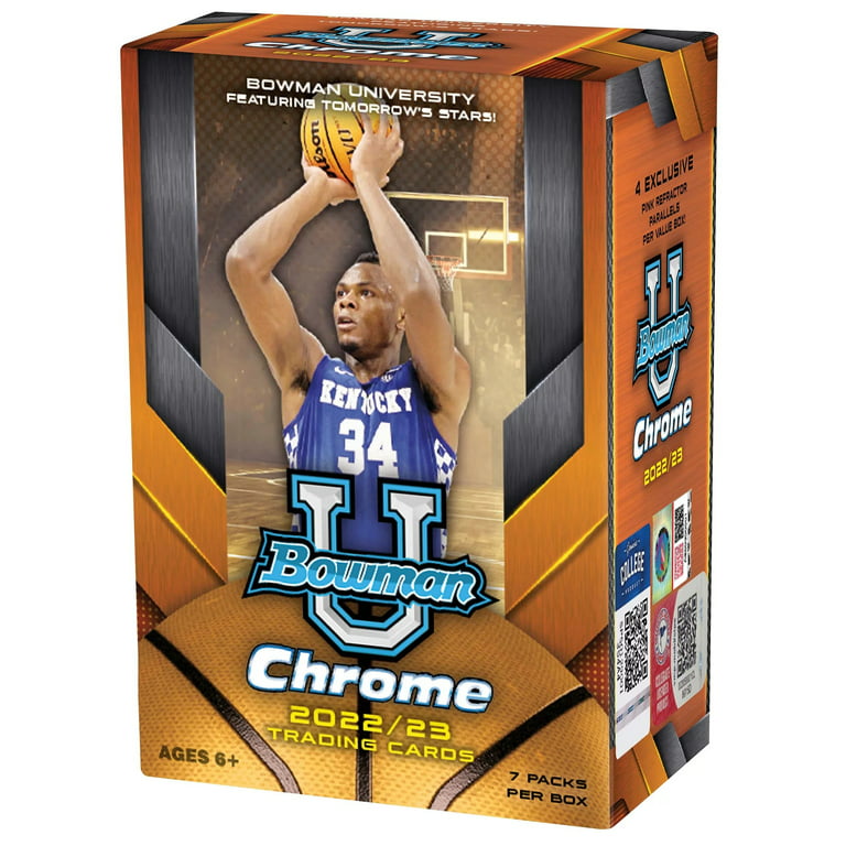 2022-23 Bowman Chrome University Basketball Blaster Box