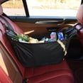 thumbnail image 1 of Organizador de asiento de coche: bolsa de viaje de gran capacidad para almacenamiento de asiento de pasajero, portátil, plegable y plegable, 1 of 5