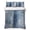 Blue, variant on King Quilt Set 96''x106'', Blue Lightweight Bedspread Coverlet Set with 2 Pillow Shams, Retro Oil Painting Modern Abstract Art Breathable All Season Quilt Bedding for Bedroom/Guest Room