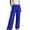 G149 Blue, variant on LUGOGNE Wide Leg Palazzo Pants for Women High Waist Office Pants Flowy Comfortable Loose Fit Work Trousers Blue,L