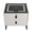 White, variant on ToppiJoy Smart Nightstand with Fingerprint Lock Drawers, Smart Bedside Table with LED Three-Color Light USB Charging Station for Bedroom (Orange)