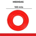 thumbnail image 5 of Cable De Cobre Iusa Con Aislamiento Rojo 10 AWG 100M, 5 of 5