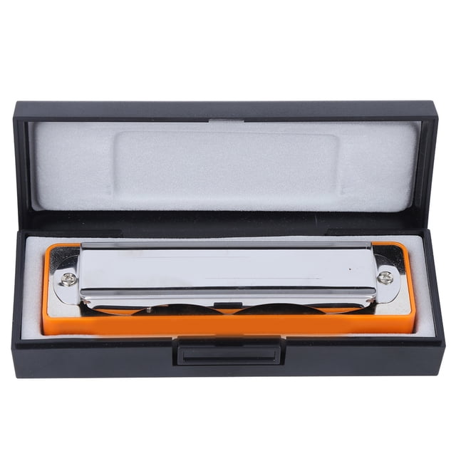 Armónica De Blues, Armónica De 10 Agujeros, AM-20D De Práctica Para Principiantes Para Práctica De Regalo Para Principiantes Brillante ANGGREK No