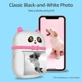 thumbnail image 4 of Riwcyla Pocket Printer Portable Thermal Printer Multifunctional Printer with Cute Panda Appearance Printing Paper for Study Note Photo Document Printing, 4 of 6
