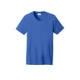 thumbnail image 5 of Port & Company Ladies Core Blend Comfortable Short Sleeve T-Shirt Royal 2X-Large, 5 of 6