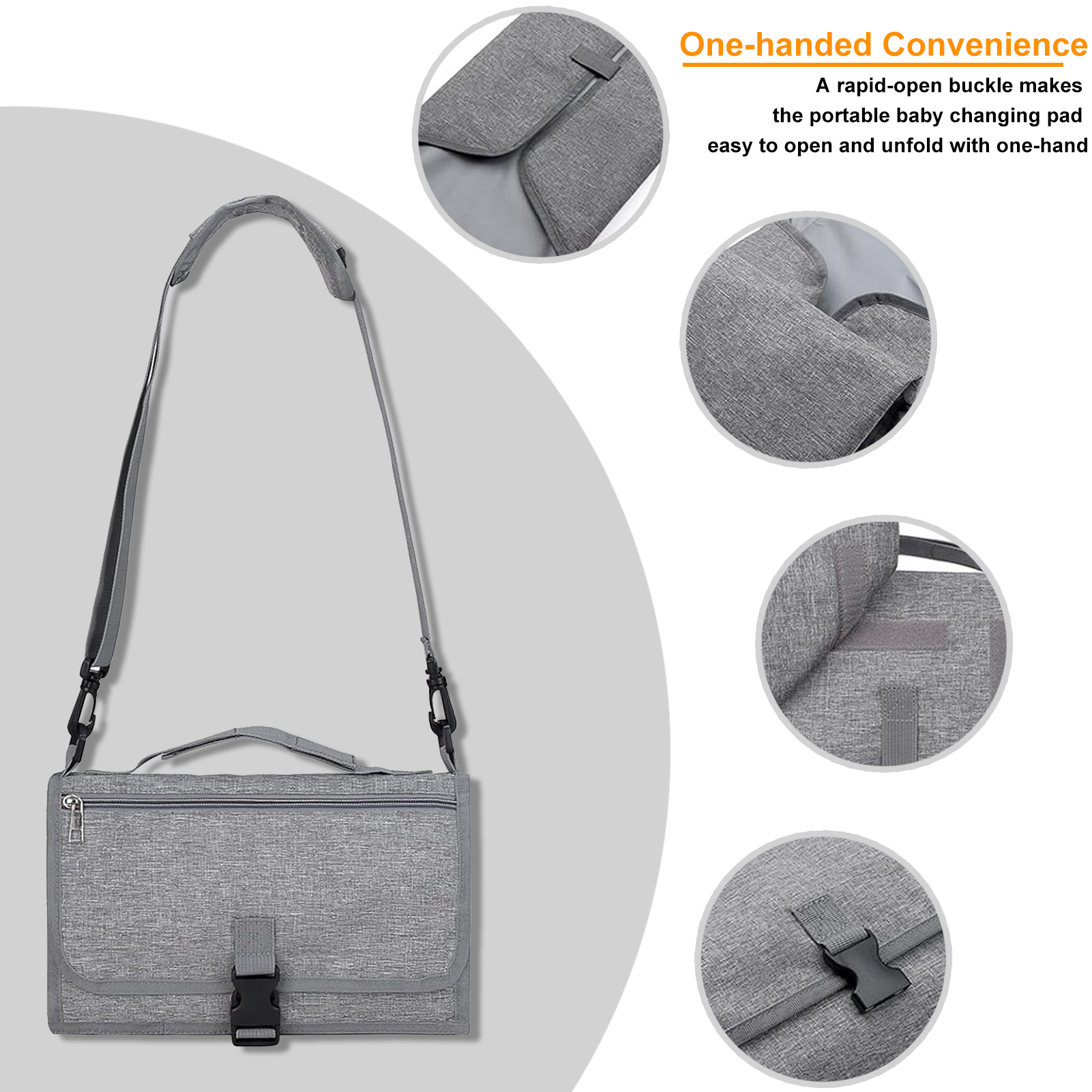 Lanney Portable Changing Pad with Shoulder Strap photo 3